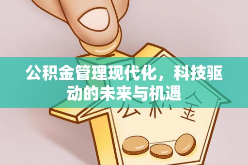 高埗公积金管理现代化，科技驱动的未来与机遇