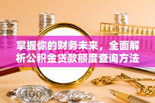 高埗掌握你的财务未来，全面解析公积金贷款额度查询方法