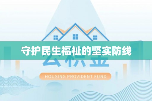 高埗守护民生福祉的坚实防线
