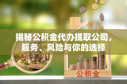 高埗揭秘公积金代办提取公司，服务、风险与你的选择
