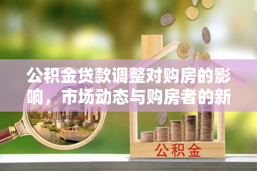 高埗公积金贷款调整对购房的影响，市场动态与购房者的新选择