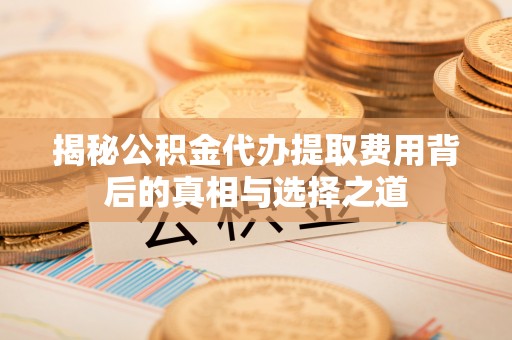 高埗揭秘公积金代办提取费用背后的真相与选择之道