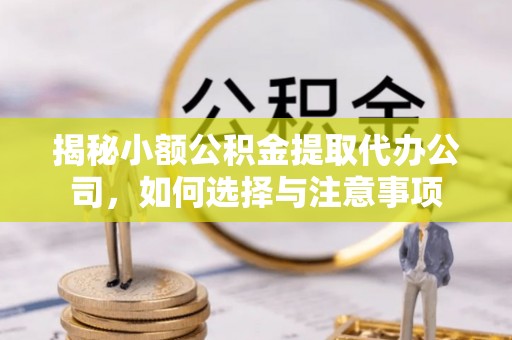 高埗揭秘小额公积金提取代办公司，如何选择与注意事项