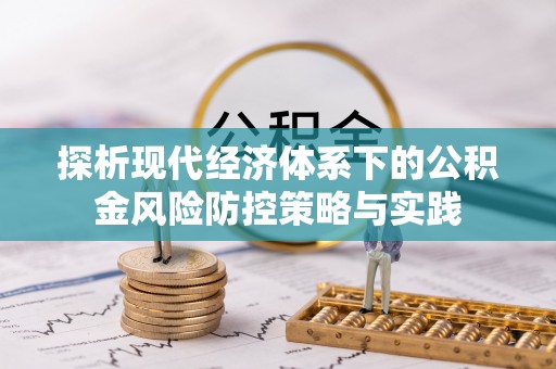 高埗探析现代经济体系下的公积金风险防控策略与实践