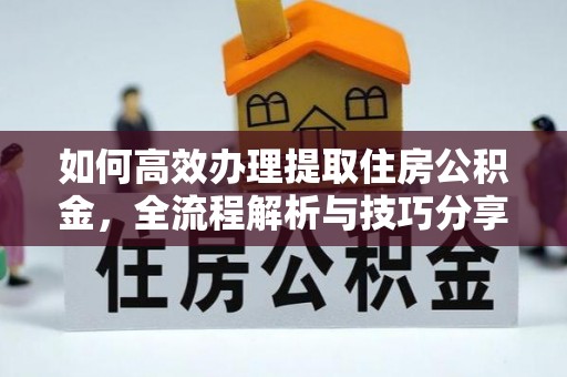 高埗如何高效办理提取住房公积金，全流程解析与技巧分享