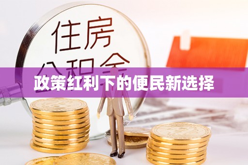 高埗政策红利下的便民新选择