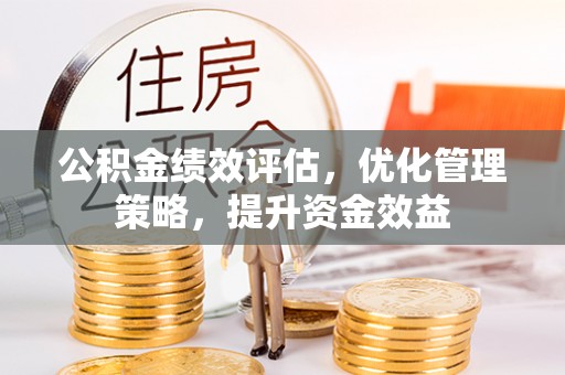 高埗公积金绩效评估，优化管理策略，提升资金效益