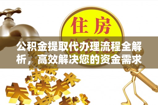 高埗公积金提取代办理流程全解析，高效解决您的资金需求