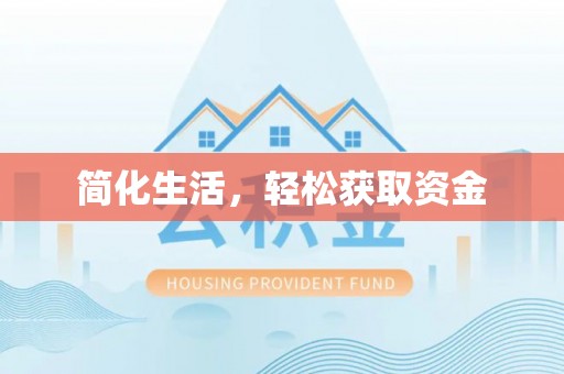 高埗简化生活，轻松获取资金