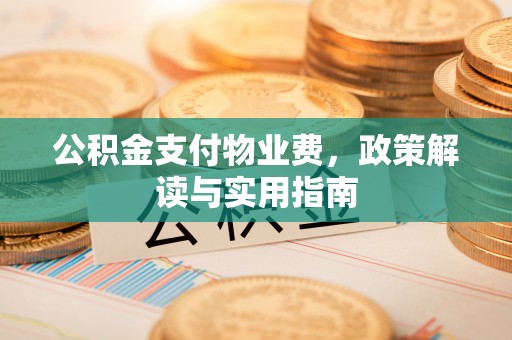 高埗公积金支付物业费，政策解读与实用指南