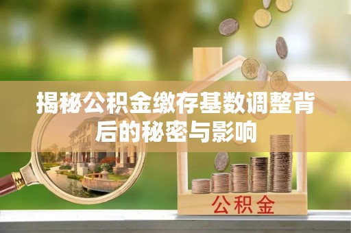 高埗揭秘公积金缴存基数调整背后的秘密与影响